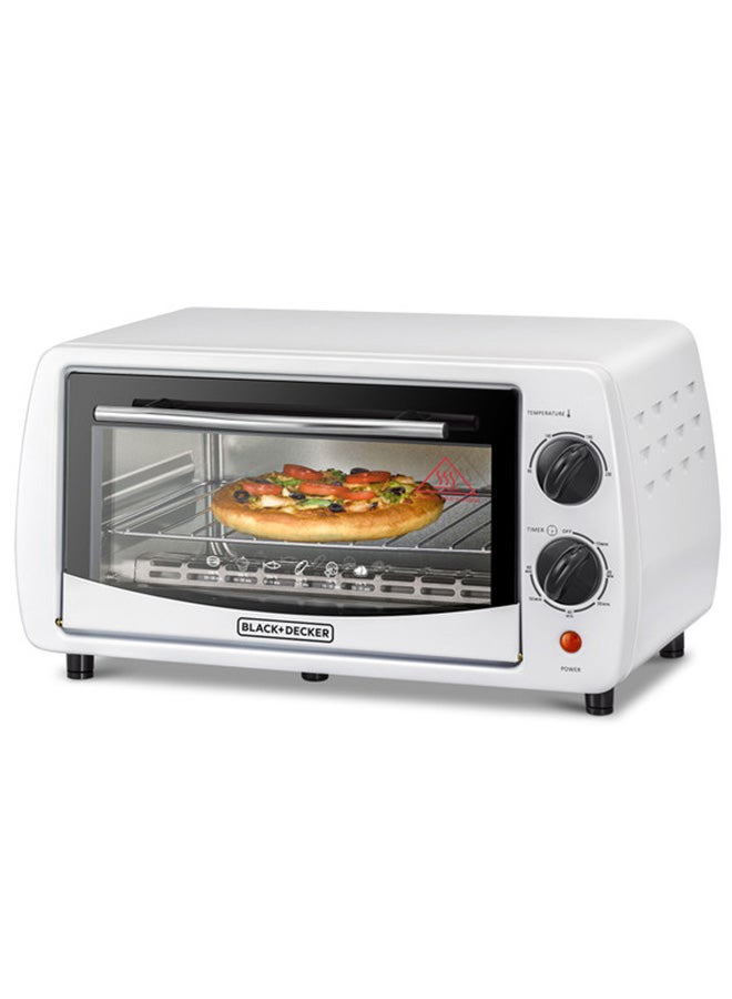 BLACK+DECKER Electric Oven Multifunction With Double Glass For Toasting/Baking/Broiling 9 L 800 W TRO9DG-B5 White - Image 3