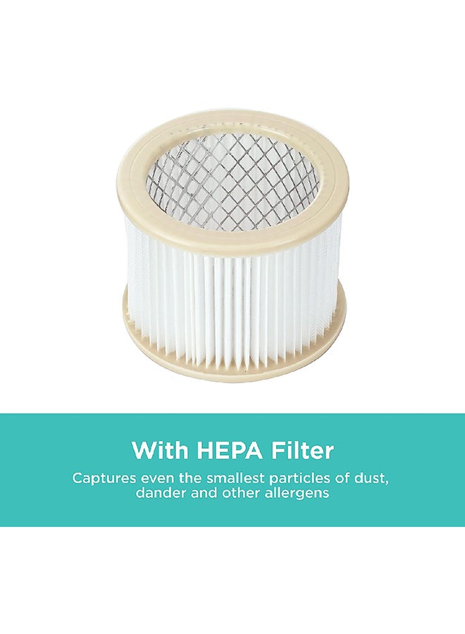 بلاك اند ديكر مكنسة كهربائية اسطوانية رطبة وجافة ، 1400 واط، سعة 15 ليتر، سلك بطول 5 أمتار،  فلتر HEPA مضاد للحساسية والغبار، قابل للغسل، خاصية نفخ الهواء ، سهلة التركيب، WDBD15-B5 15 L 1400 W WDBD15-B5 برتقالي/أسود - Image 4