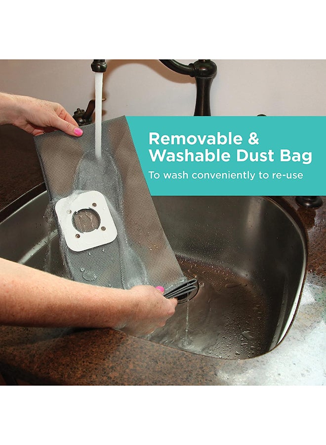 بلاك اند ديكر مكنسة كهربائية اسطوانية رطبة وجافة ، 1400 واط، سعة 15 ليتر، سلك بطول 5 أمتار،  فلتر HEPA مضاد للحساسية والغبار، قابل للغسل، خاصية نفخ الهواء ، سهلة التركيب، WDBD15-B5 15 L 1400 W WDBD15-B5 برتقالي/أسود - Image 5