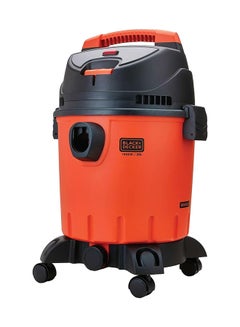 Drum Vacuum Cleaner With Wet And Dry Function 20 L 1400 W WDBD20-B5 Orange/Black