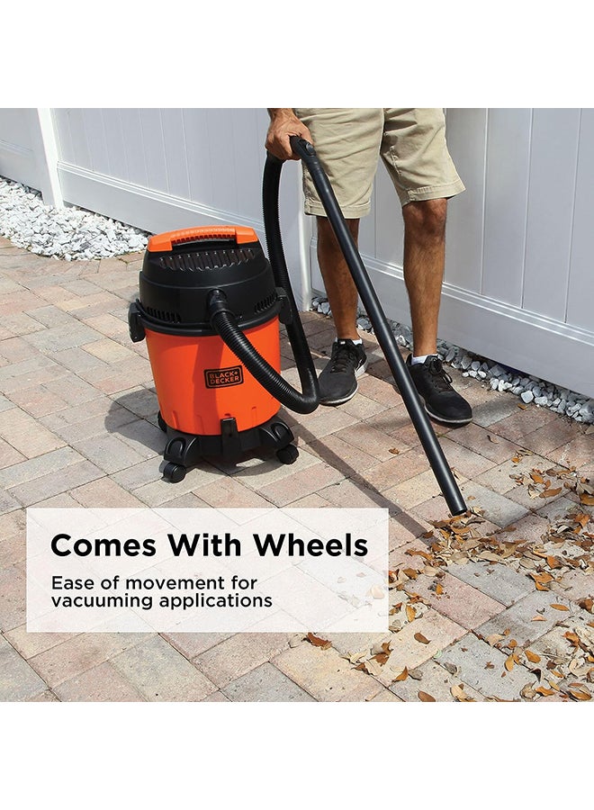 BLACK+DECKER - Drum Vacuum Cleaner With Wet And Dry Function 20 L 1400 W WDBD20-B5 Orange/Black - Image 1