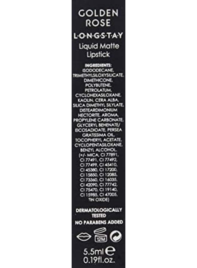 Golden Rose Longstay Liquid Matte Lipstick 21  - Image 4
