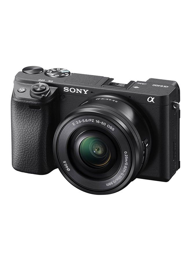 Sony Alpha A6400 Mirrorless Camera With 16-50 Lens Kit, Compact Aps-C Interchangeable Lens Digital Camera With Real-Time Eye Auto Focus, 4K Video & Flip Up Touchscreen, Ilce-6400Lb - Image 4