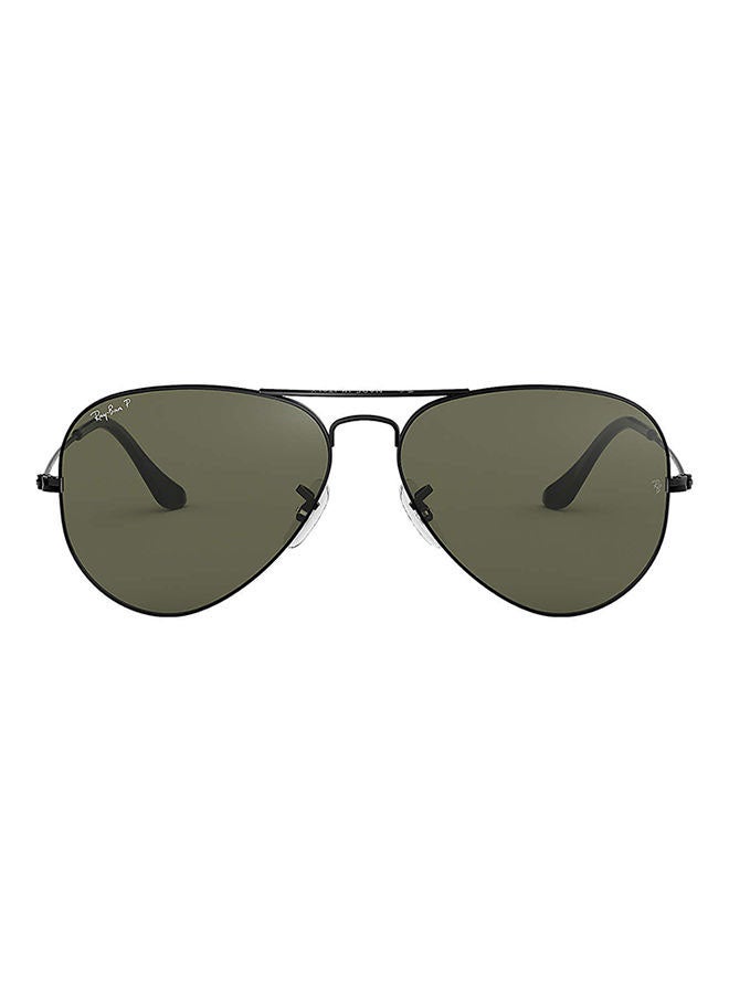 Ray-Ban Aviator Sunglasses - RB3025 002/58 - Lens Size: 62 mm - Black - Image 2