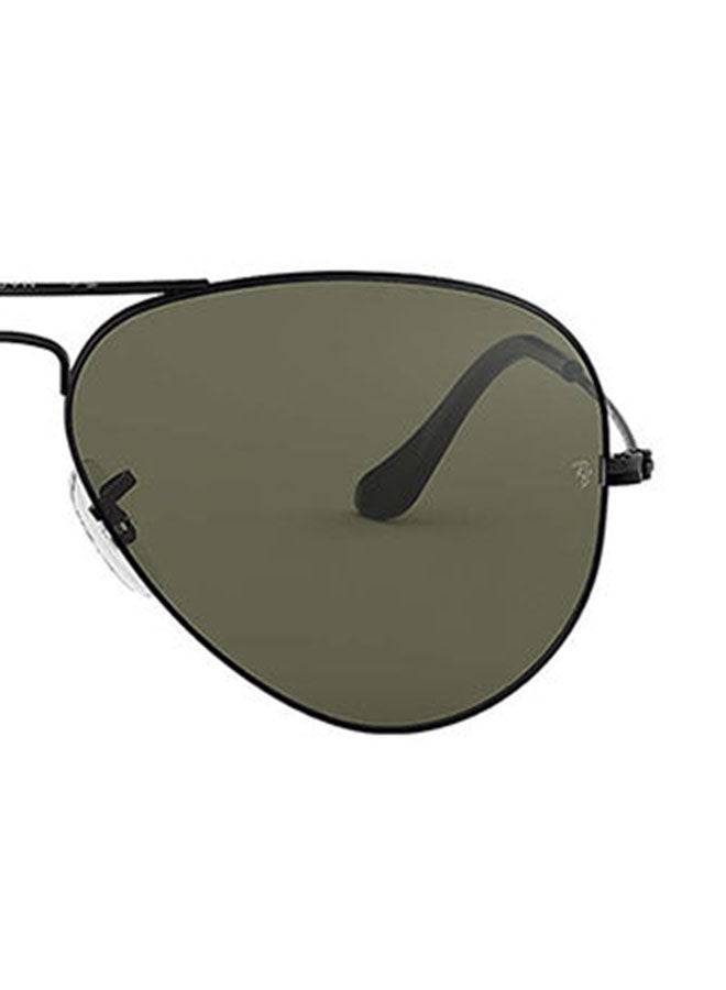 Ray-Ban Aviator Sunglasses - RB3025 002/58 - Lens Size: 62 mm - Black - Image 5