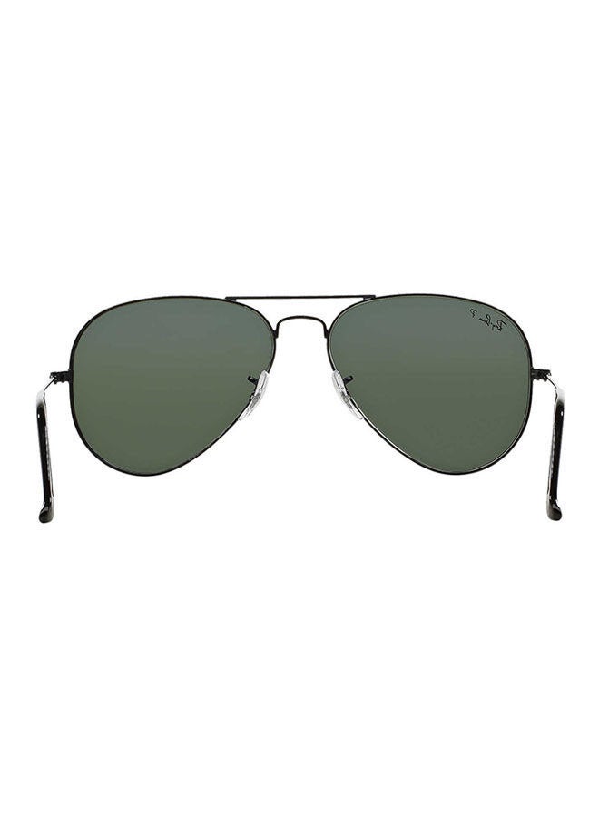 Ray-Ban Aviator Sunglasses - RB3025 002/58 - Lens Size: 62 mm - Black - Image 3