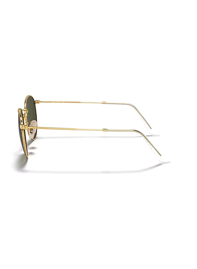 Ray-Ban Round Sunglasses - RB3447-001 - Lens Size: 50mm - Gold - Image 3