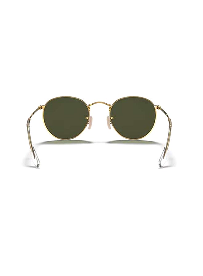 Ray-Ban Round Sunglasses - RB3447-001 - Lens Size: 50mm - Gold - Image 4