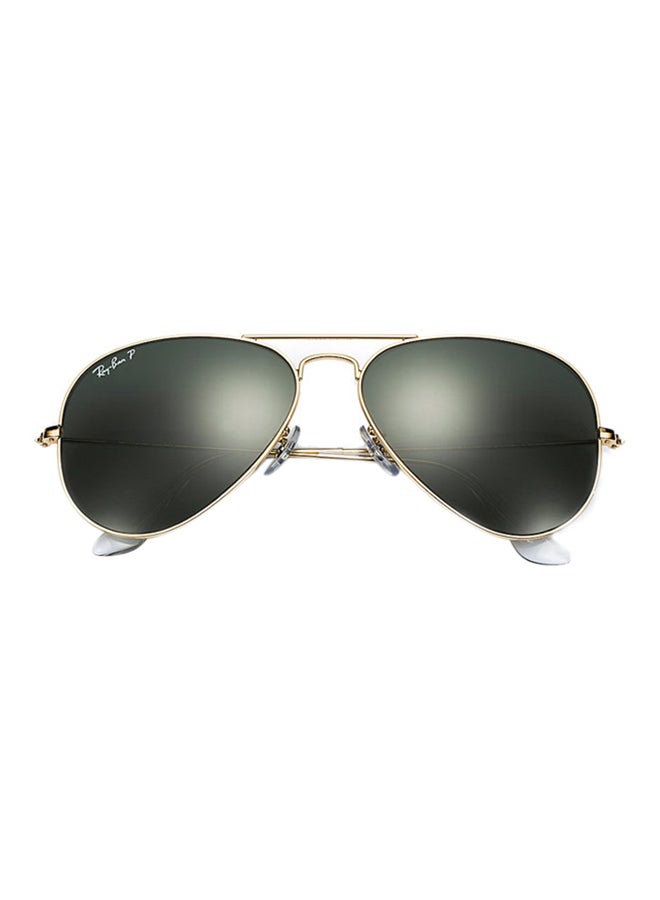 Ray-Ban Polarized Aviator Sunglasses - RB3025 001/58 - Lens Size: 58 mm - Gold - Image 5
