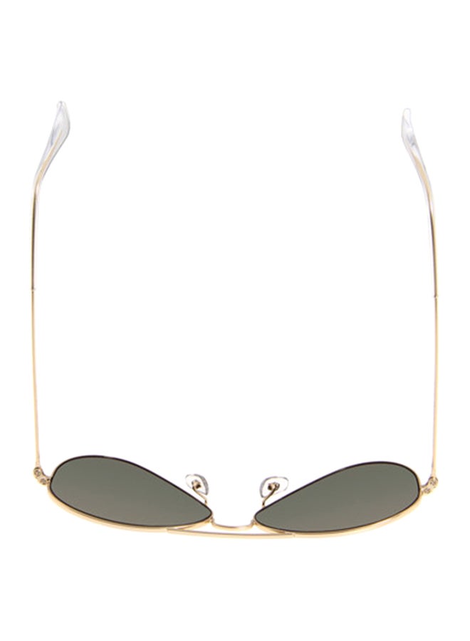 Ray-Ban Polarized Aviator Sunglasses - RB3025 001/58 - Lens Size: 58 mm - Gold - Image 4