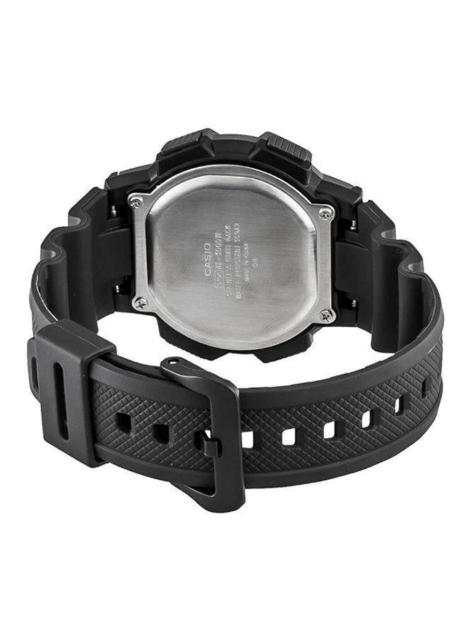 كاسيو ساعة يد شبابية رقمية مقاومة للماء طراز AE-1000W-1BVDF- قياس 44 مم - لون أسود للرجال - Image 2