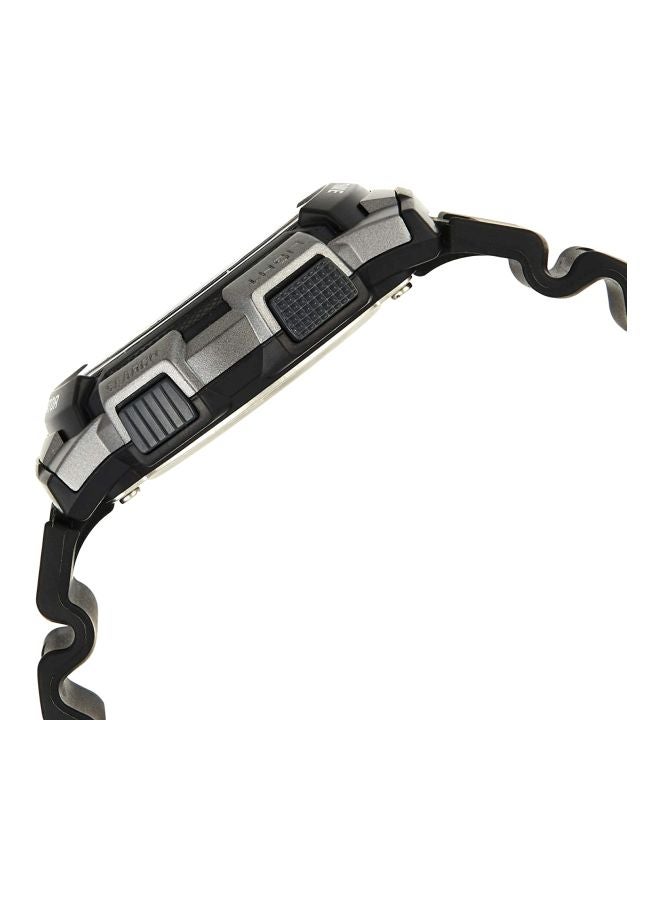 كاسيو ساعة يد شبابية رقمية مقاومة للماء طراز AE-1000W-1BVDF- قياس 44 مم - لون أسود للرجال - Image 3