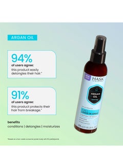 HASK Argan Oil 5 in 1 Leave-In Spray 175ml 175ml  - Image 5