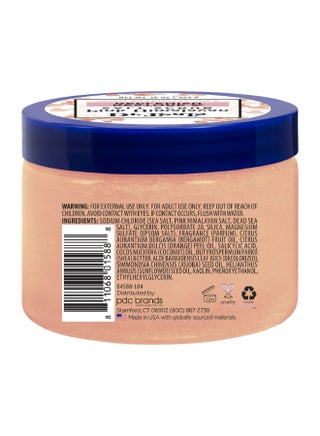 Pink Himalayan Salt Scrub to Restore & Replenish - Gently Exfoliates & Smoothes Skin with Bergamot & Sweet Orange Oils Pink 454grams - view 2