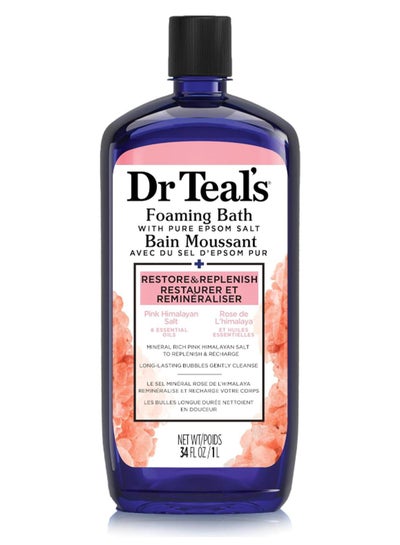 Dr Teal's Pink Himalayan Foaming Bath to Restore & Replenish