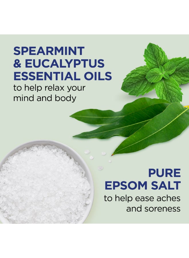 Dr Teal's Epsom Salt Body Wash with Eucalyptus & Spearmint for Relax & Relief - Ultra-Moisturizing Formula Soothes Aching Muscles & Revitalizes Skin 710ml - Image 4