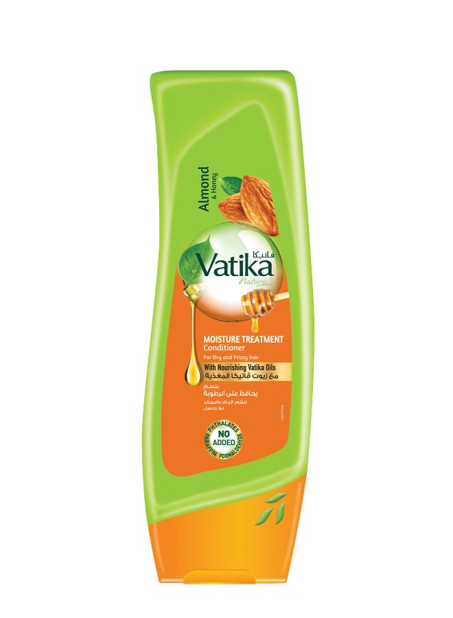 Dabur Moisture Treatment Conditioner Enriched With Almond And Honey For Dry And Frizzy Hair 200ml  - Image 1