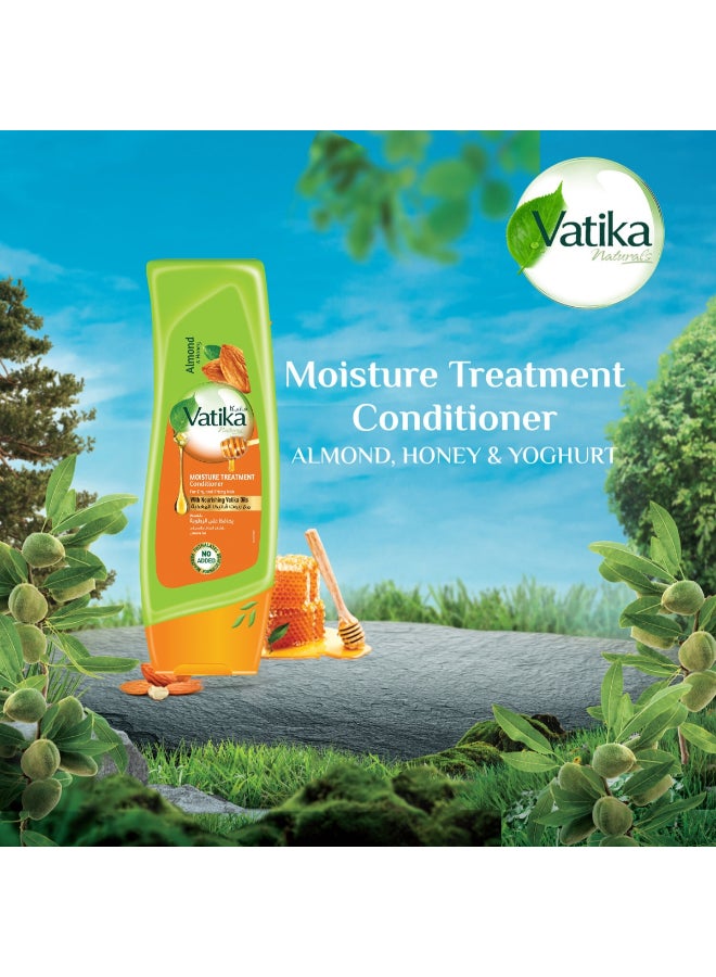Dabur Moisture Treatment Conditioner Enriched With Almond And Honey For Dry And Frizzy Hair 200ml  - Image 3