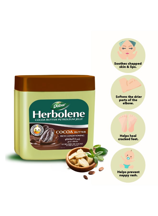 Dabur - Herbolene Cocoa Butter Petroleum Jelly 225ml - Image 1