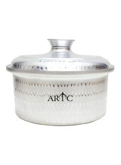 Aluminium Mandi Biryani Cooking Pot With Lid Silver 36cm