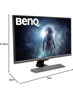BenQ Ew3270U 31.5 Inch 4K Uhd 3840 X 2160 Hdr Monitor Freesync Eye-Care, Anti-Glare Brightness Intelligence Plus Sensor Usb C, Dp, Hdmi Built-In Speakers, Metallic Grey Black  - Image 3