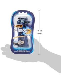 Bic Flex3 Shaving Razor 3 Pieces  - Image 3