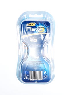 Bic Flex3 Shaving Razor 3 Pieces  - Image 2