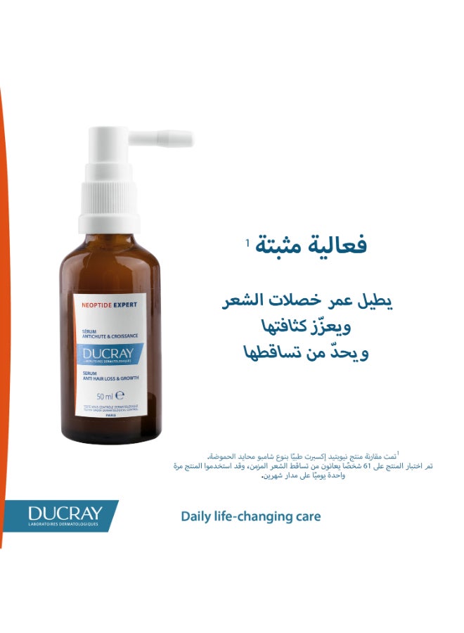 DUCRAY - Neoptide Expert Anti-hair loss And growth serum Multicolour 100ml - Image 1