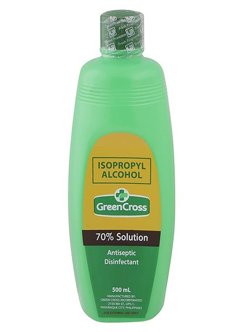 GreenCross Isopropyl Alcohol Antiseptic Disinfectant Green 500ml - Image 1