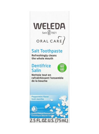 Oral Care, Salt Toothpaste, Fluoride Free, Peppermint, 2.5 Fl Oz Multicolour 75ml - pnsku/N22130308A/45/_/1744896288/e331eaad-a675-4b18-9368-b6099e6fa008