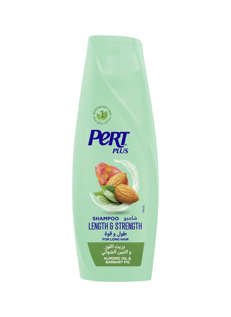 PERT PLUS Length And Strength Shampoo With Almond Oil And Barbary Fig 400ml - Image 1