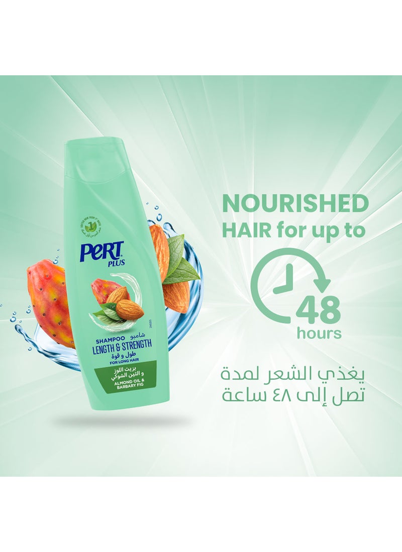 PERT PLUS Length And Strength Shampoo With Almond Oil And Barbary Fig 400ml - Image 5