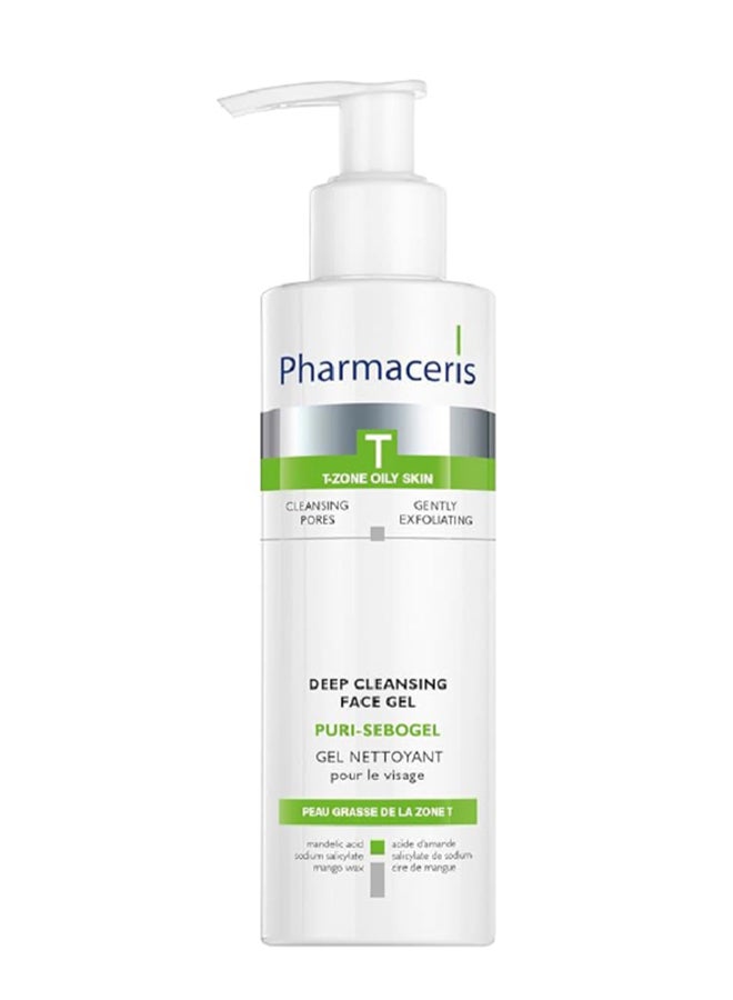Pharmaceris Puri-sebogel Antibacterial Face Wash 190ml  - Image 1