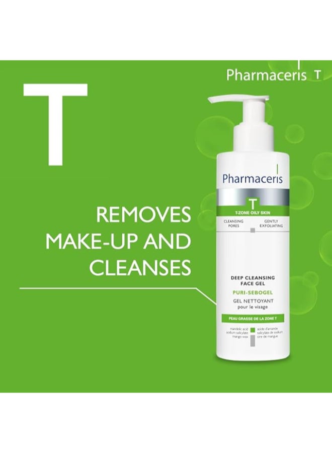 Pharmaceris Puri-sebogel Antibacterial Face Wash 190ml  - Image 3