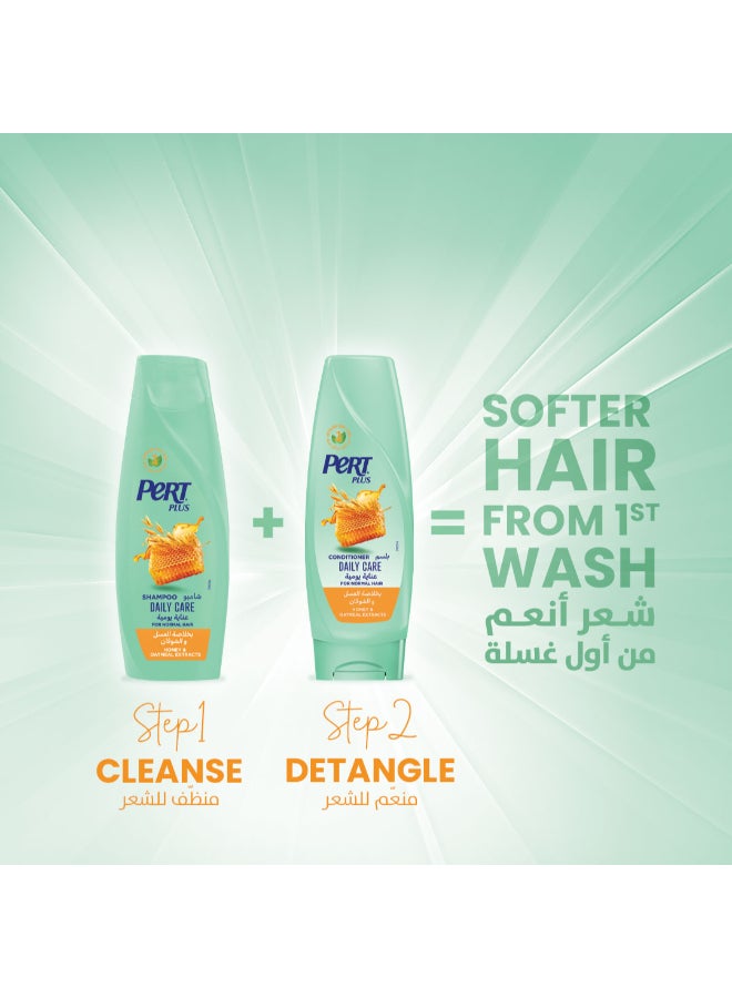 PERT PLUS - Daily Care Shampoo With Honey And Oatmeal Extracts 200ml - Image 1