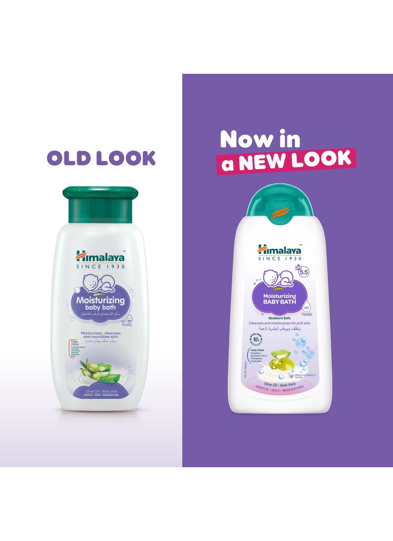 هيمالايا سائل الاستحمام المرطب بزيت الزيتون والألوفيرا يرطب وينظف ويغذي بشرة الأطفال - 400 مل - Image 4