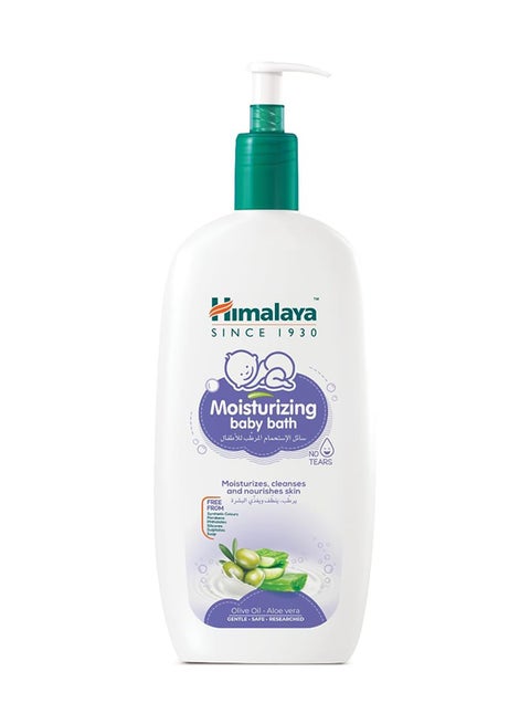 Moisturizing Baby Bath With Olive Oil And Aloe Vera