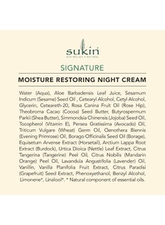Sukin Moisture Restoring Night Cream Multicolour 120ml  - Image 5