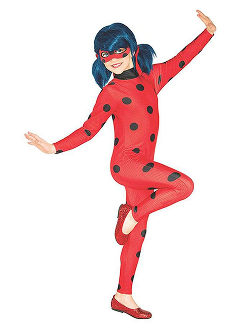 RUBIE'S Miraculous Printed Ladybug Themed Party Fancy Dress Cosplay Costume For Kids - Image 1