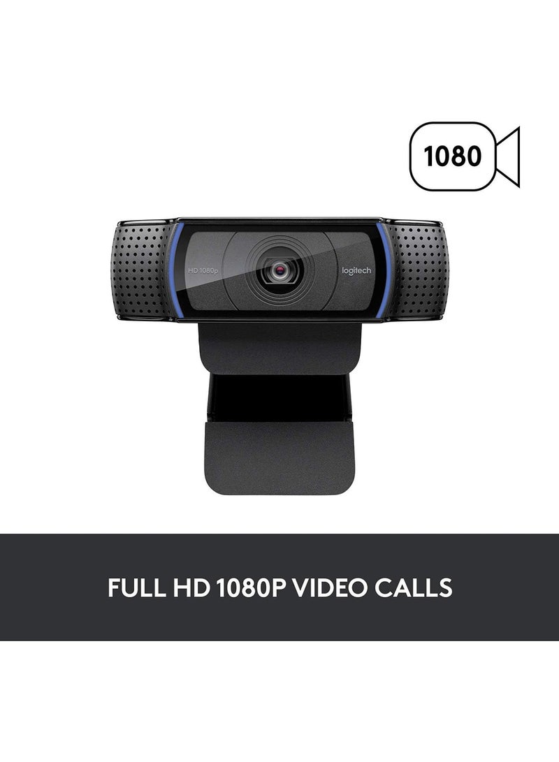 Logitech - C920 Hd Pro Webcam Black - Image 1