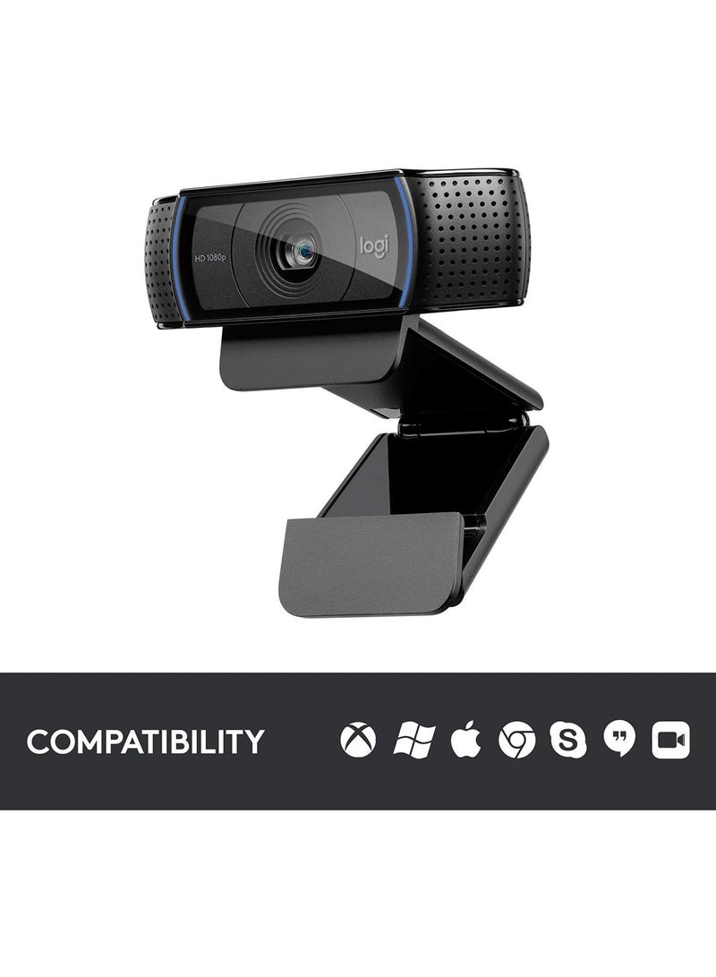 Logitech - C920 Hd Pro Webcam Black - Image 1