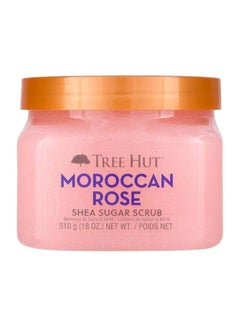 Tree Hut Morrocon Rose Shea Sugar Scrub Pink 510grams  - Image 1