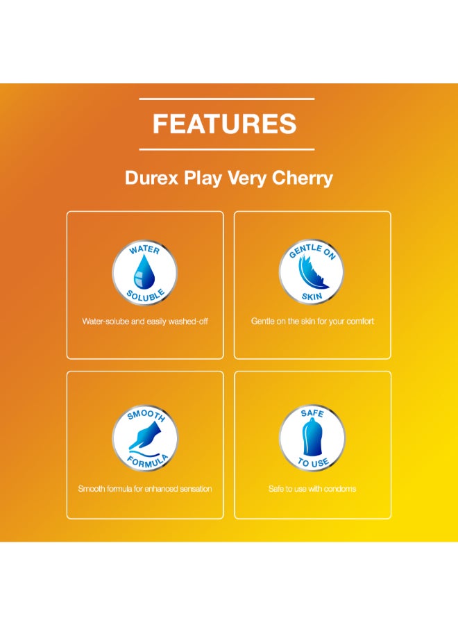 Durex - Play Very Cherry Lube 50ml - Image 1
