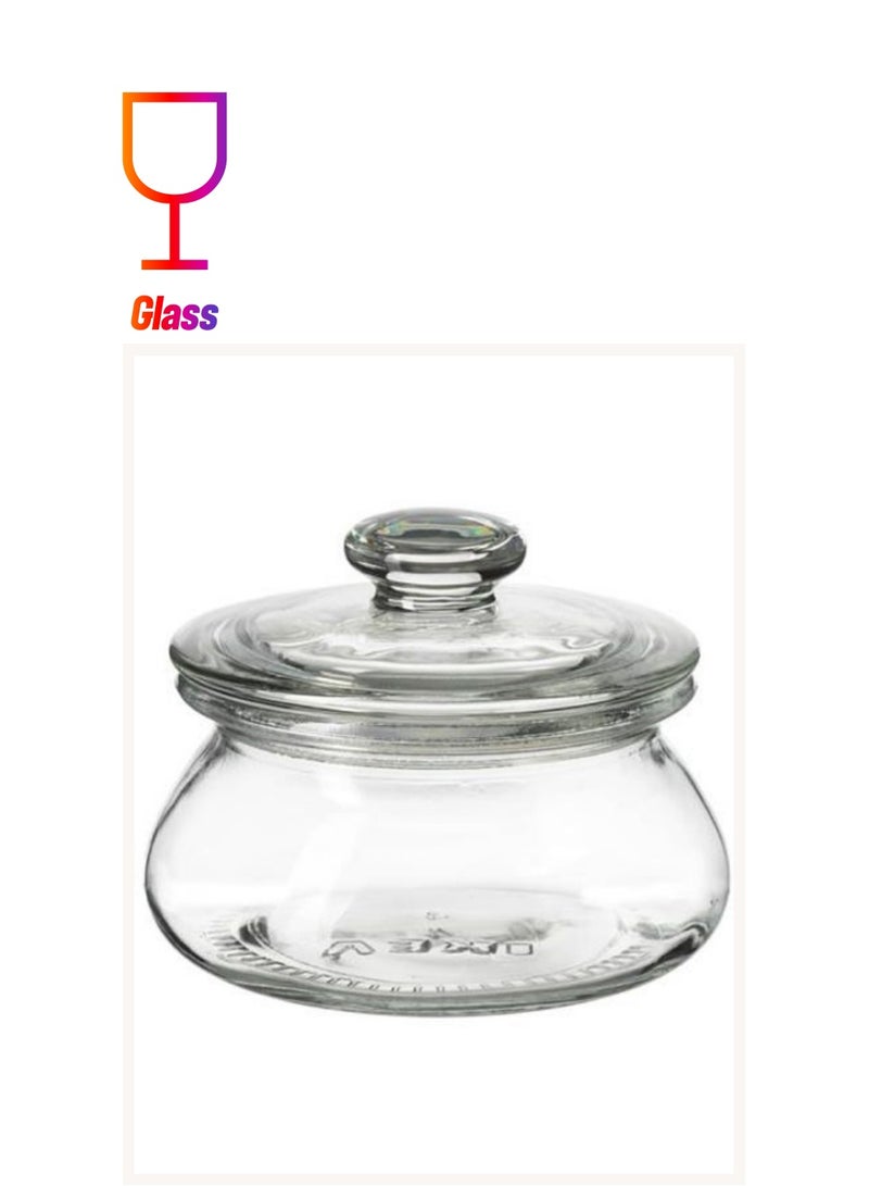 VARDAGEN Storage Jar With Lid Clear 