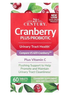 Cranberry Plus Probiotic Supplement -60 Tablets