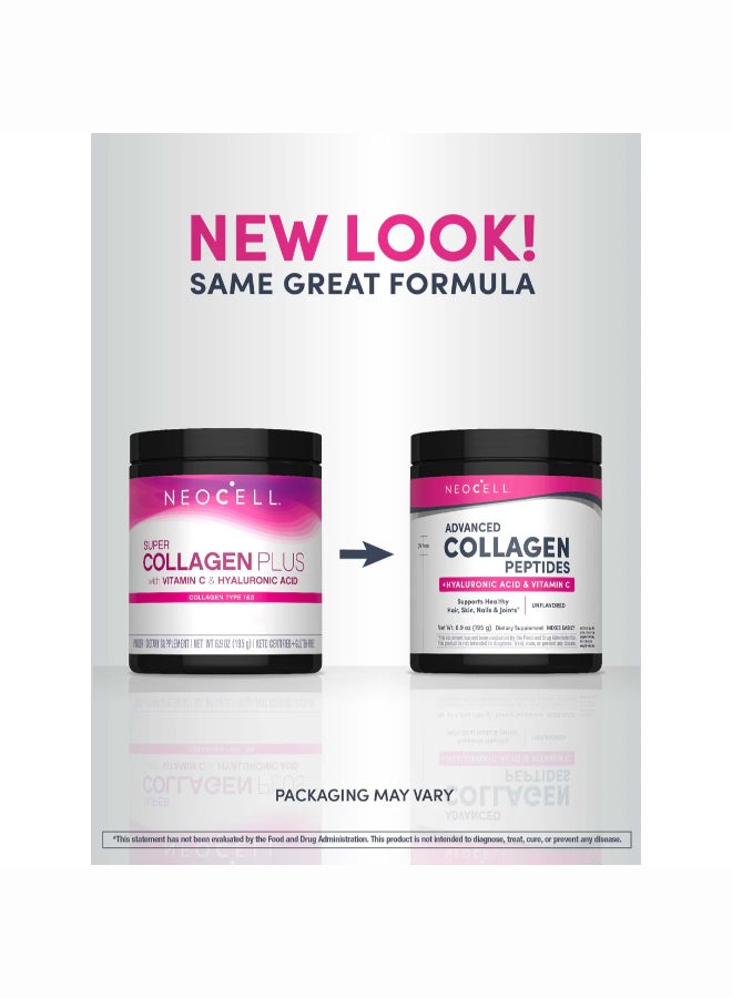 NEOCELL Super Collagen Plus With Vitamin C & Hyaluronic Acid, 6.9 oz Packaging May Vary  - Image 1