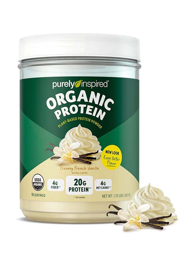 purely inspired Organic Plant-Based Protein Powder, Creamy French Vanilla, 1.25 Lbs - Image 1