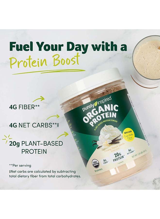 purely inspired Organic Plant-Based Protein Powder, Creamy French Vanilla, 1.25 Lbs - Image 3