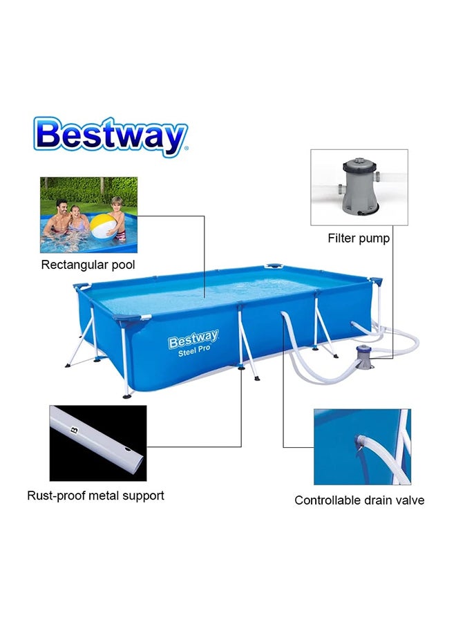Bestway - Deluxe Splash Frame ( With Filter Pump) 300x201x66cm - Image 1