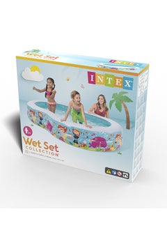 INTEX Intex Swim Center® Snorkel Fun Inflatable Pool – Durable, Comfortable, Easy Setup for Summer Fun 2.62x1.60x46cm  - Image 3